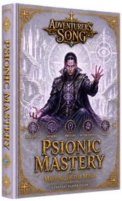 Psionic Mastery hardcover book cover for Adventurers' Song