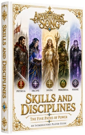 Skills and Disciplines hardcover book cover for Adventurers' Song