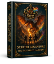 Core Starter Adventure hardcover book cover for Adventurers' Song